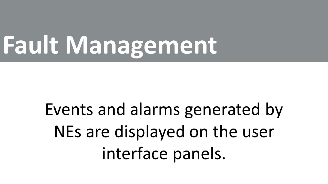 Fault Management